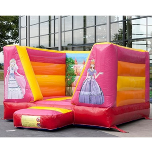 Springkussen Open Bouncer Prinses