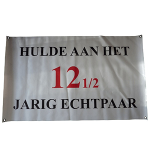 Hulde 12,5 Jarig Echtpaar banner