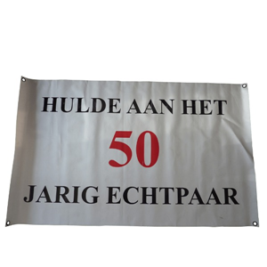 Hulde 50 Jarig Echtpaar banner